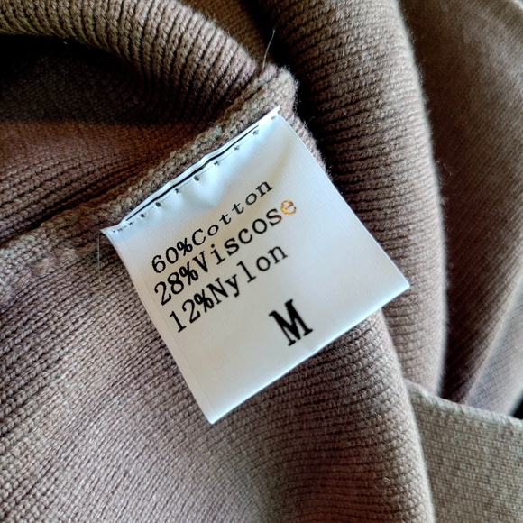 Inforu Women's V Neck Wrap Sweater Dress - Picture 3 of 13